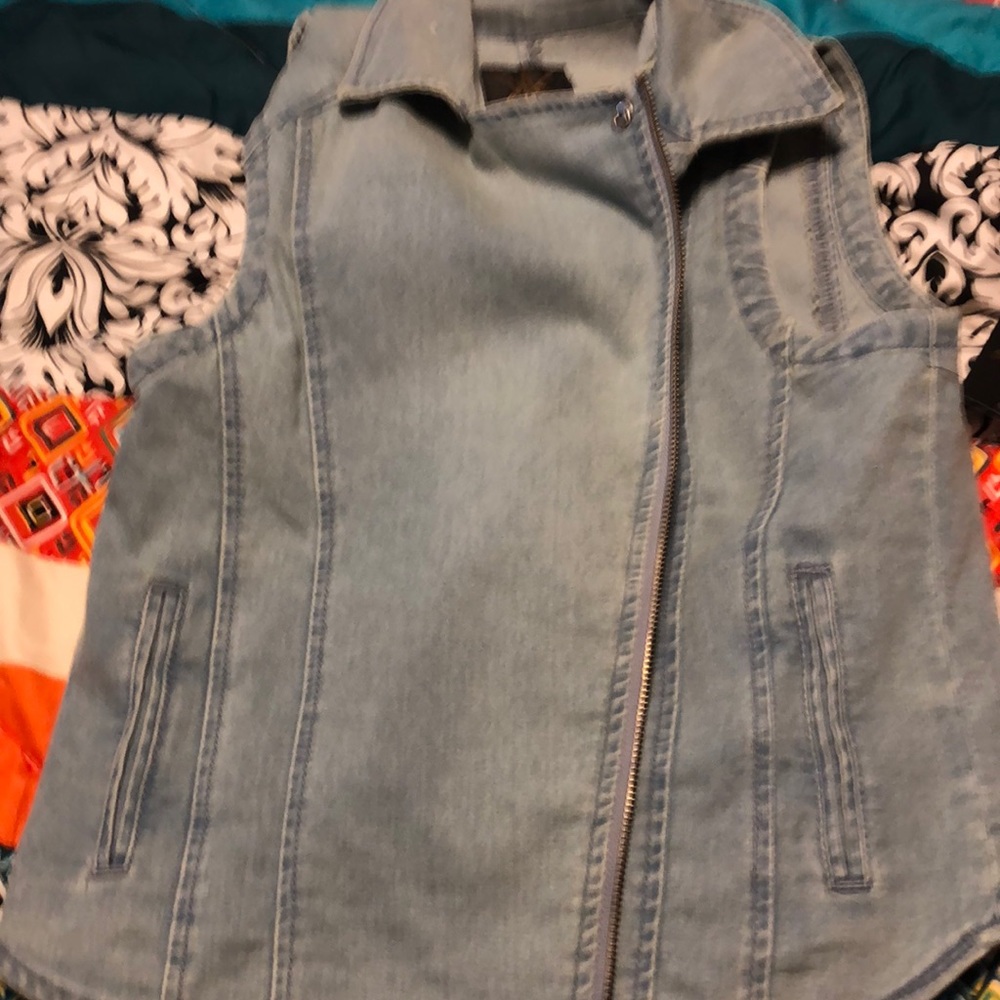 Kardashian denim vest